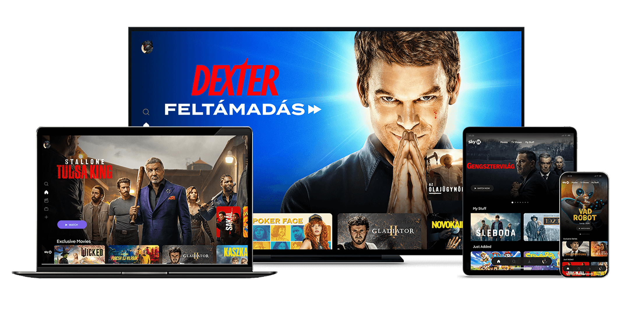 SkyShowtime népszerű sorozatok illusztráció